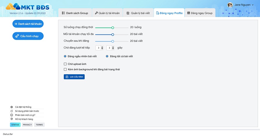 Phần mềm đăng tin BĐS miễn phí hàng loạt