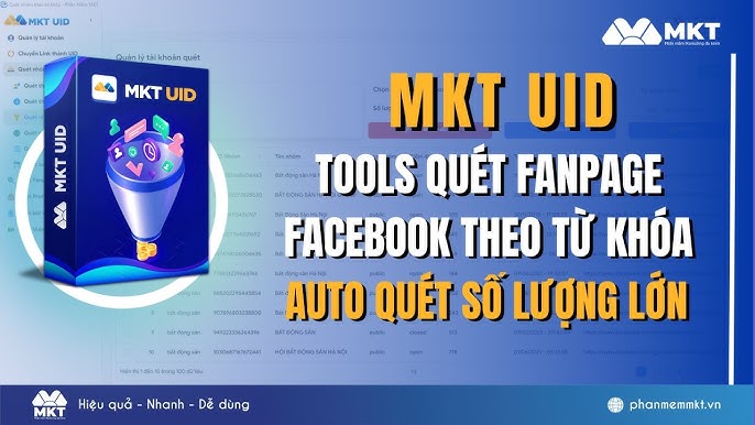 Tìm kiếm khách hàng tiềm năng bằng phần mềm MKT UID